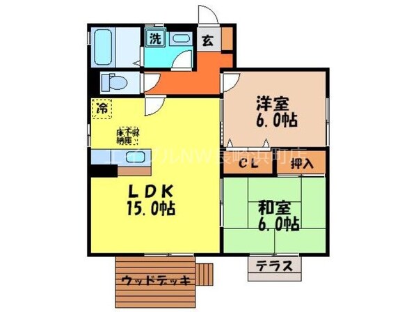 椎ノ木館の物件間取画像